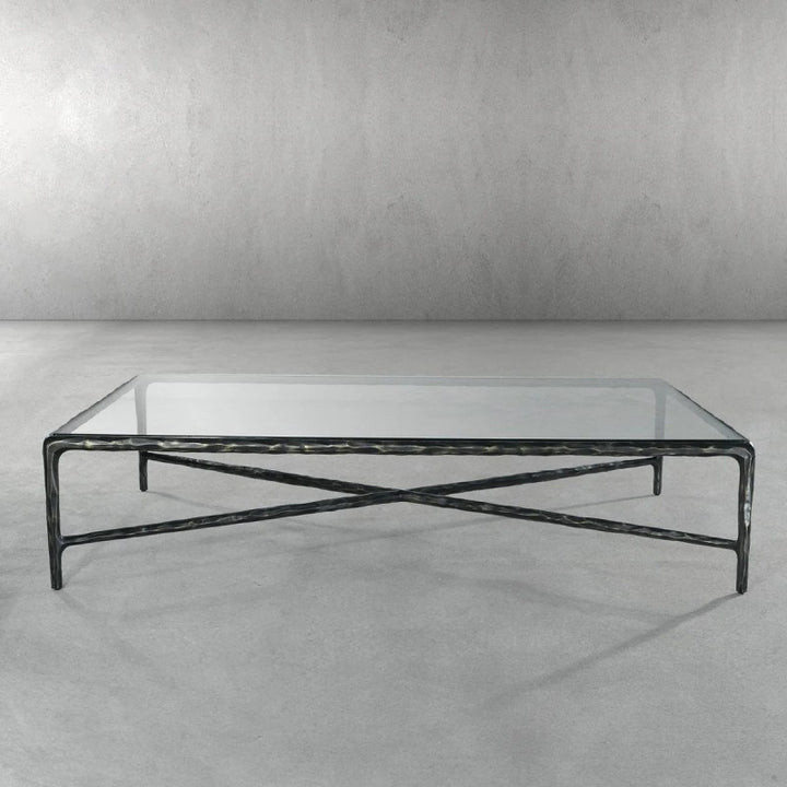 Thaddeus Square Glass Coffee Table