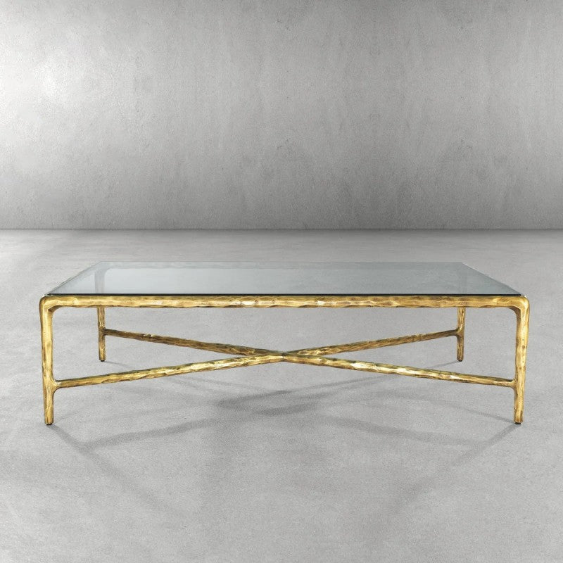 Thaddeus Square Glass Coffee Table