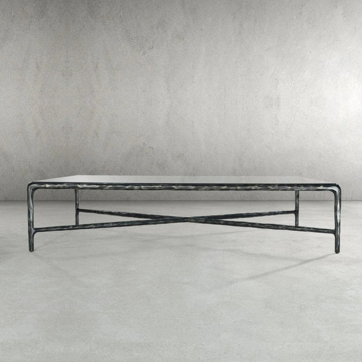 Thaddeus Square Glass Coffee Table
