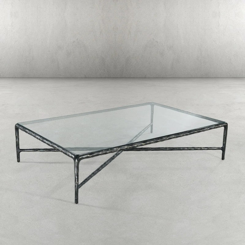 Thaddeus Square Glass Coffee Table