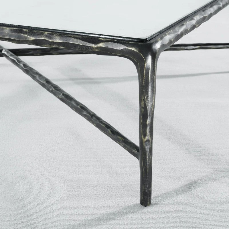 Thaddeus Square Glass Coffee Table