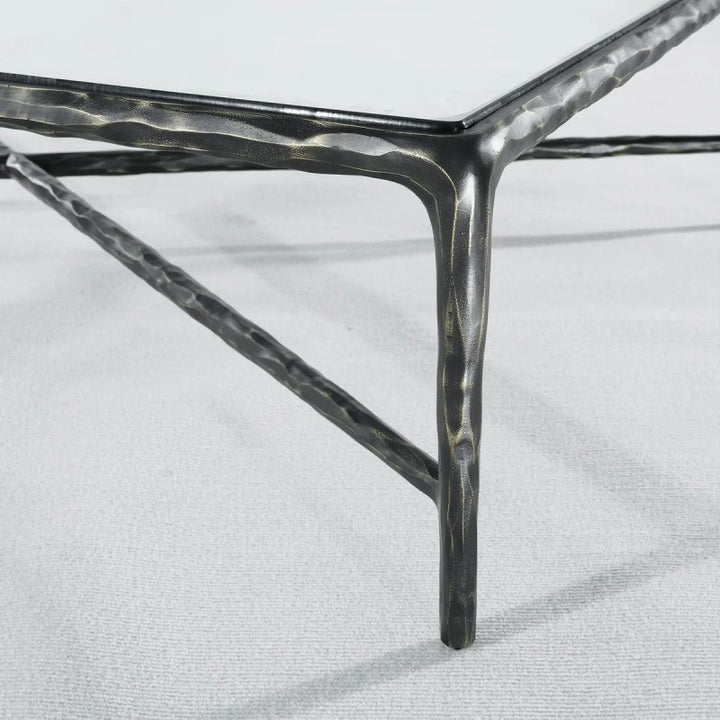 Thaddeus Square Glass Coffee Table