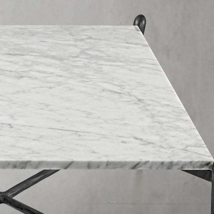 Thaddeus Square Horn Marble Coffee Table