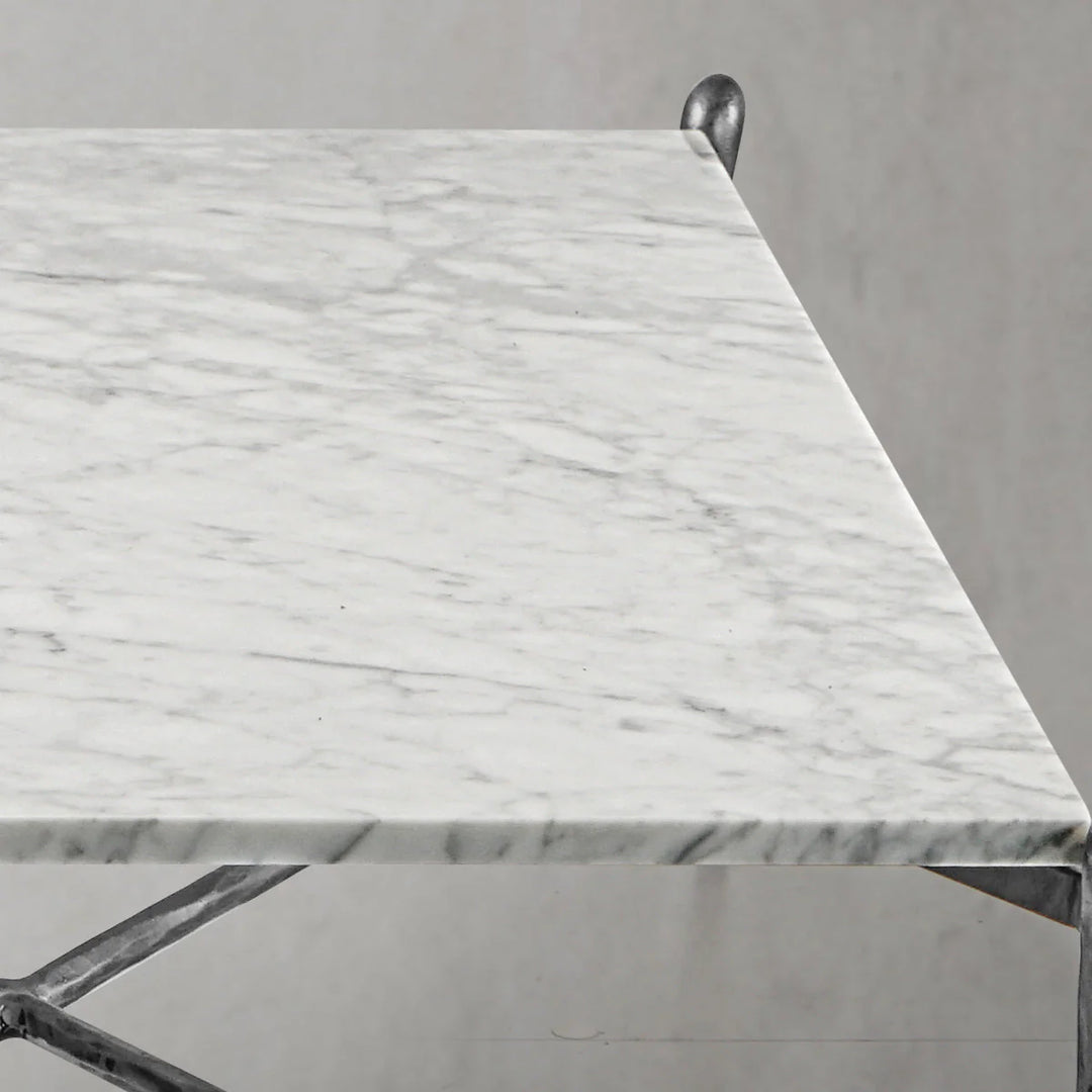 Thaddeus Square Horn Marble Coffee Table
