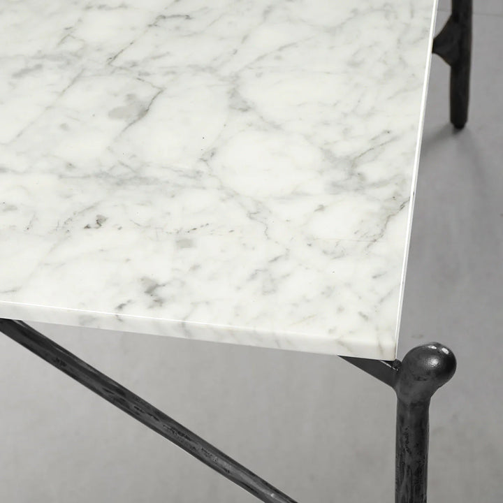 Thaddeus Square Horn Marble Coffee Table