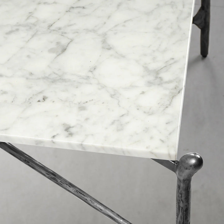 Thaddeus Square Horn Marble Coffee Table