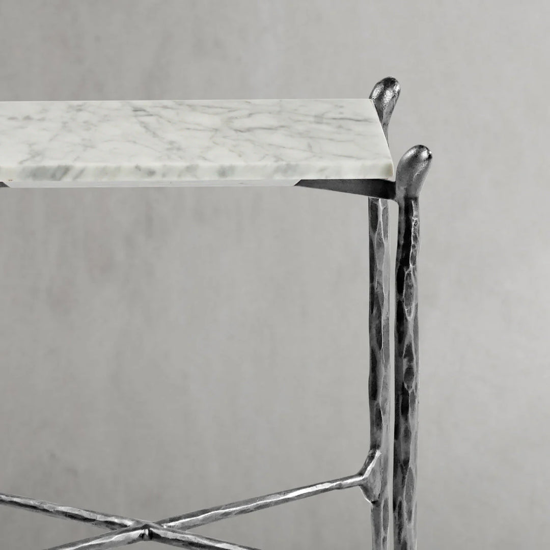 Thaddeus Square Marble Side Table