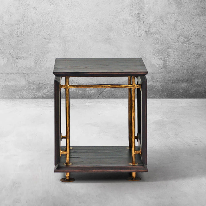 Thaddeus Woven Rattan Side Table