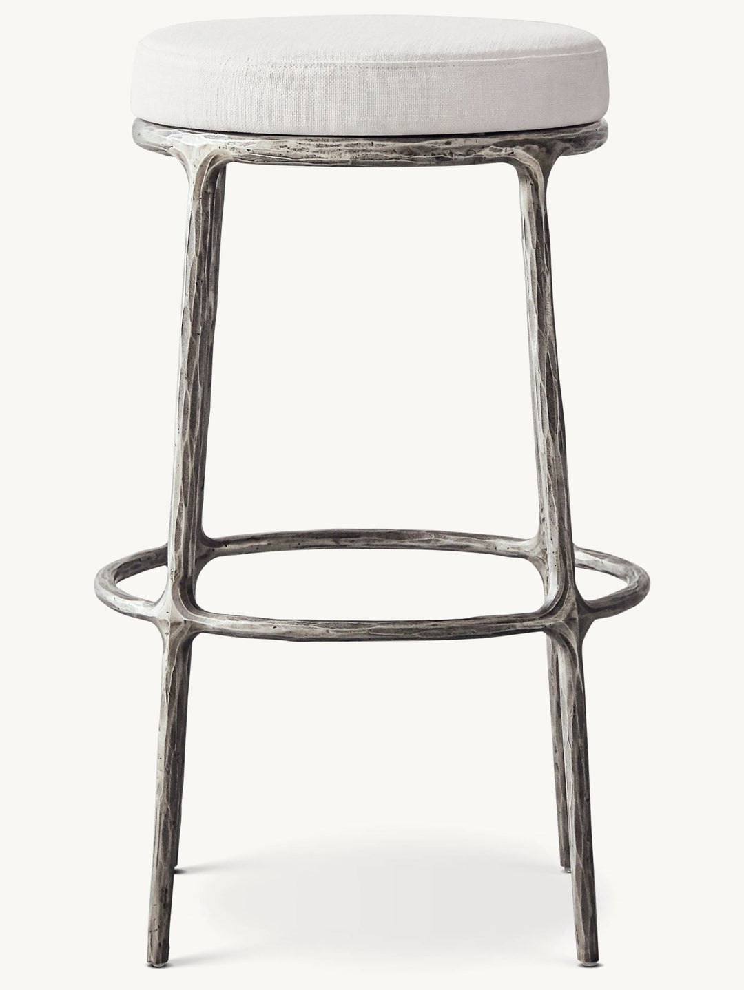 Thadeus Backless Fabric Swivel Bar and Counter Stool Living Room