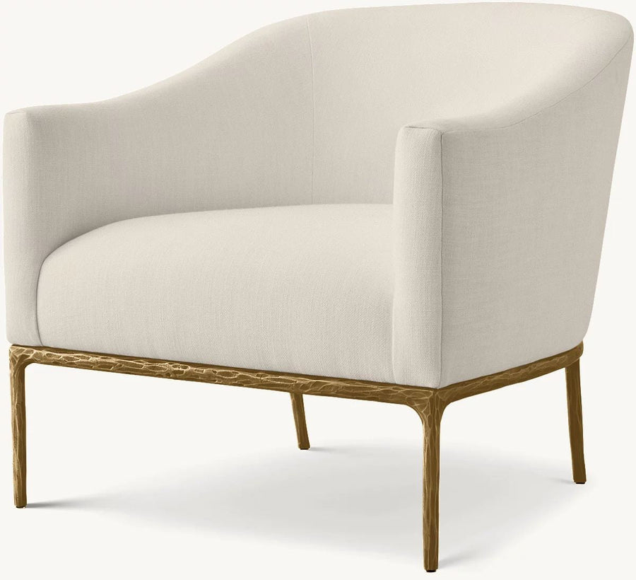 Thaddeus Barrelback Slope Arm Chair