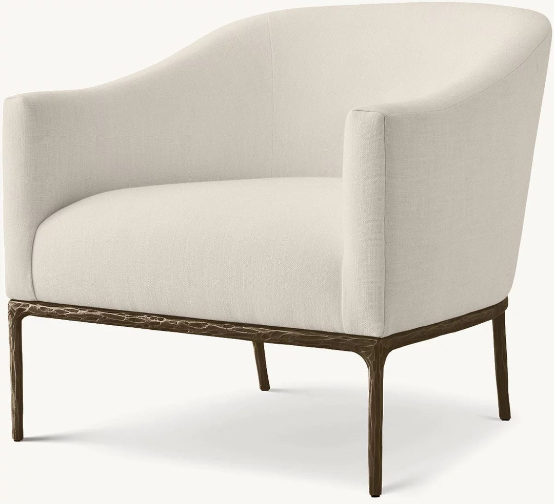 Thaddeus Barrelback Slope Arm Chair