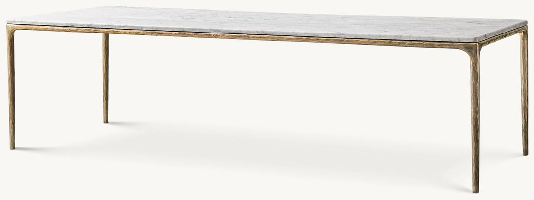 Thaddeus Marble Rectangular Dining Table