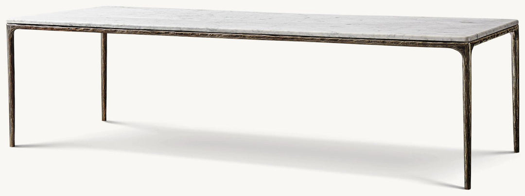 Thaddeus Marble Rectangular Dining Table