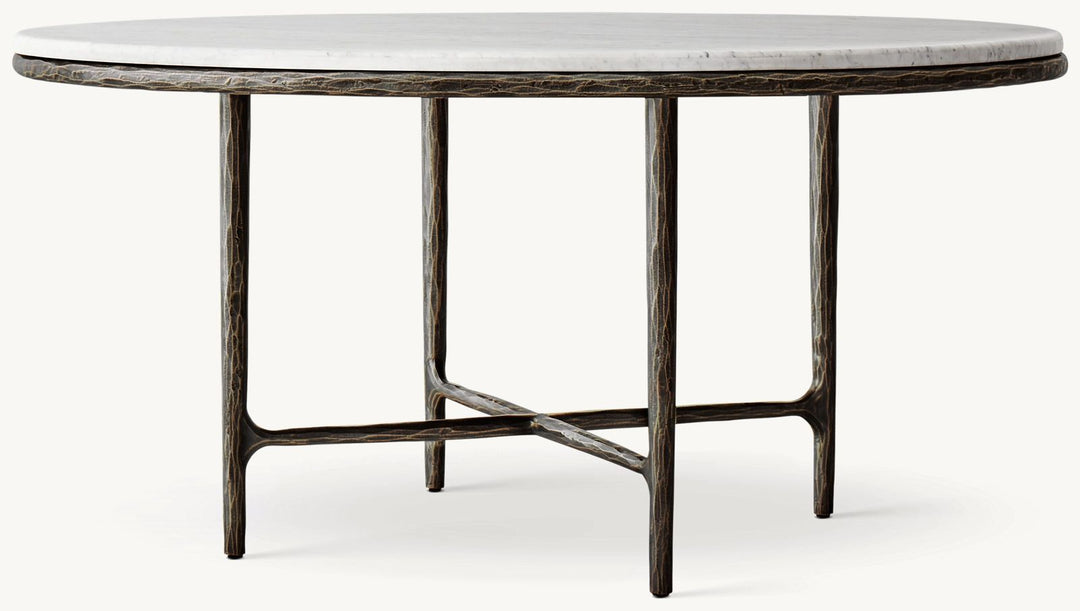 Thaddeus Marble Round Dining Table