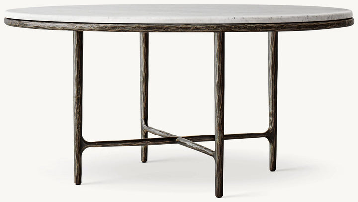 Thaddeus Marble Round Dining Table