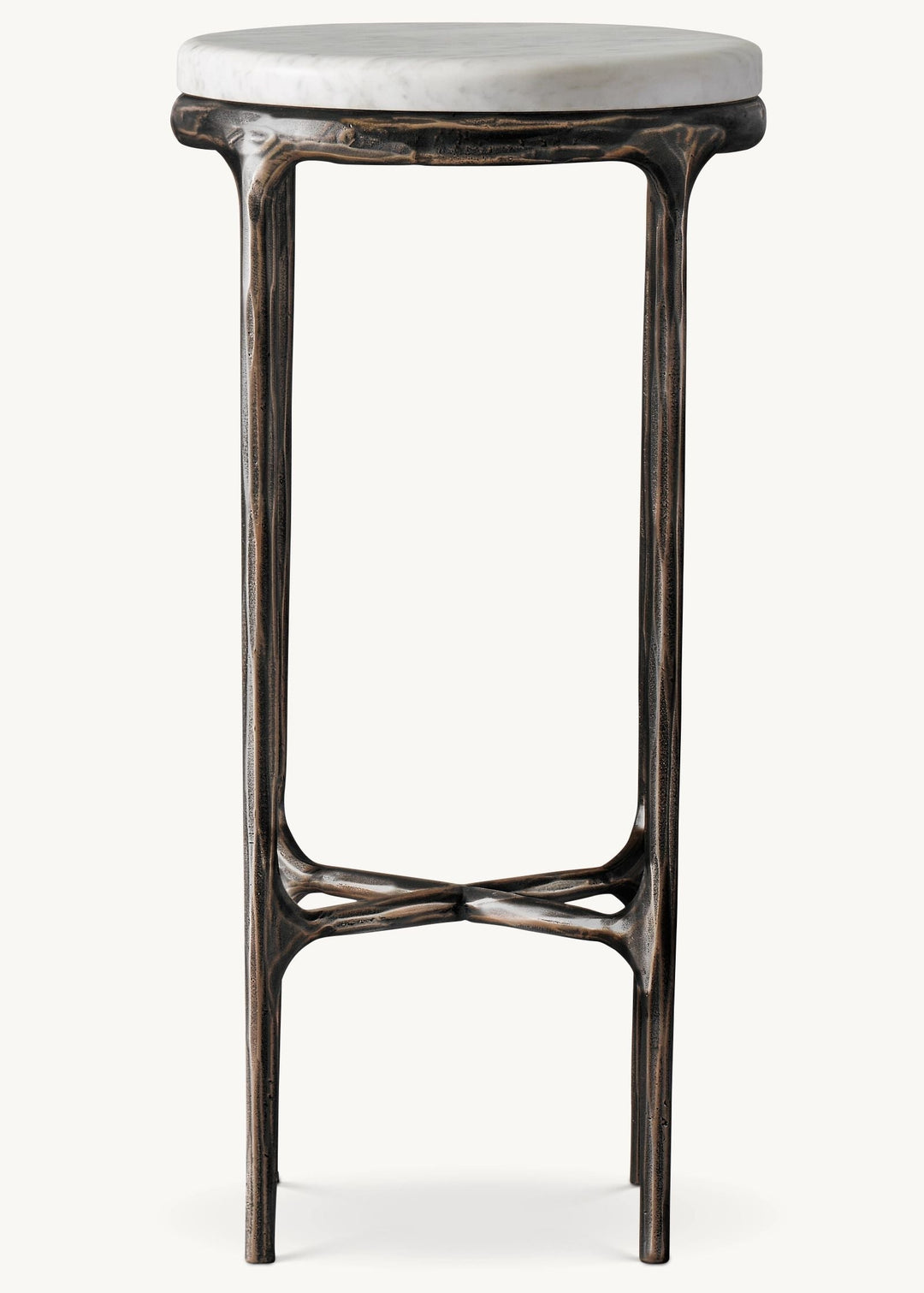Thaddeus Marble Round Side Table For living Room