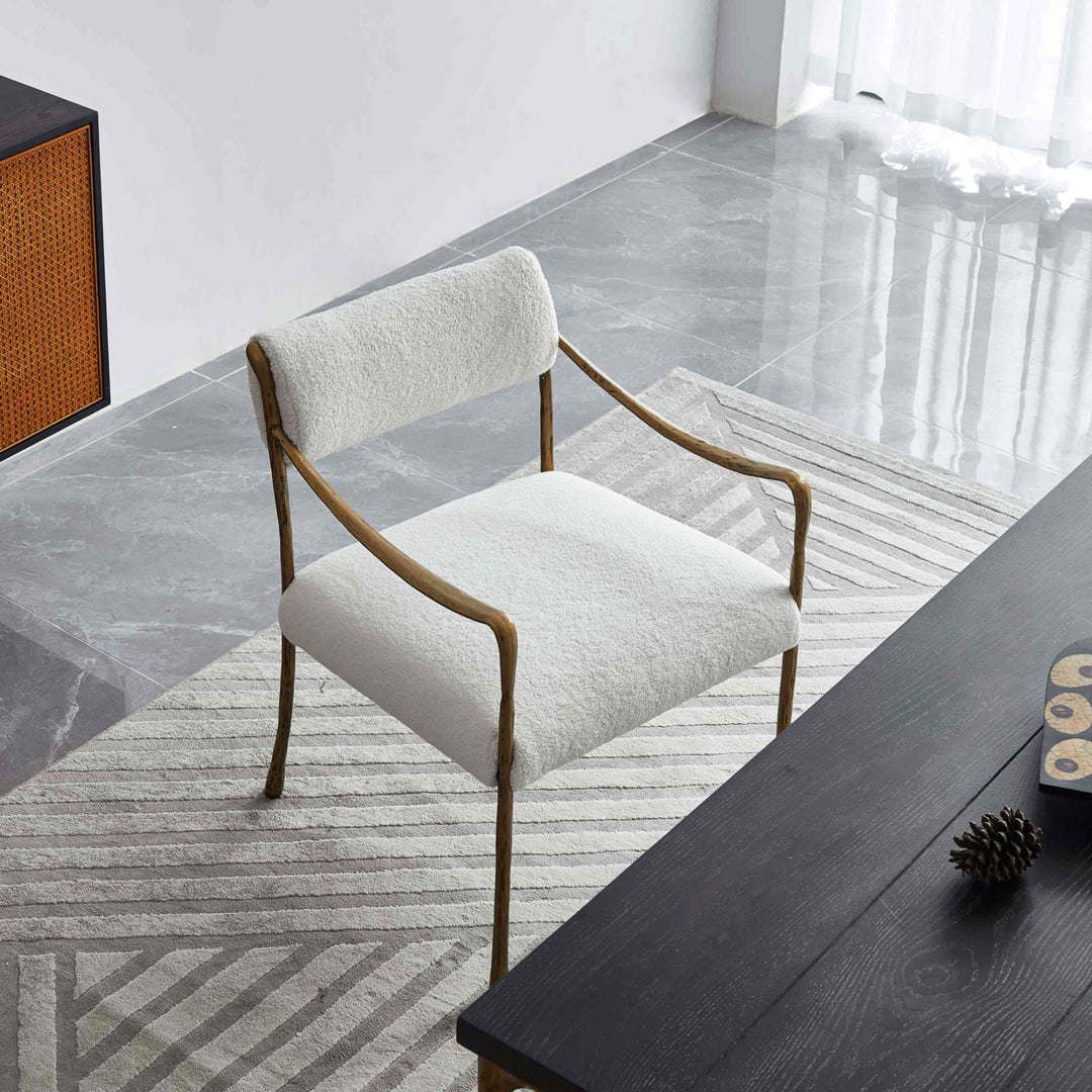 Thaddeus Retro Copper Iron Frame Dining Chair