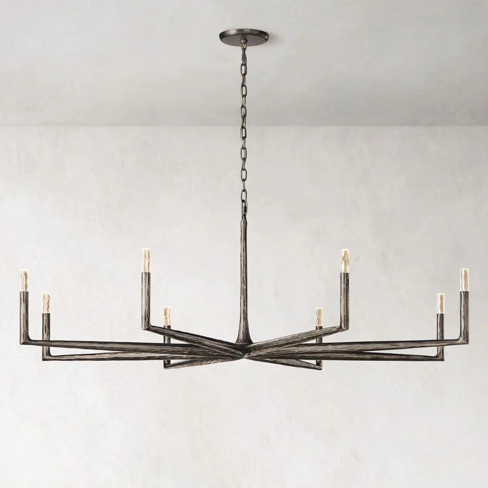 Thaddeus Round  Living Room Chandelier 72”