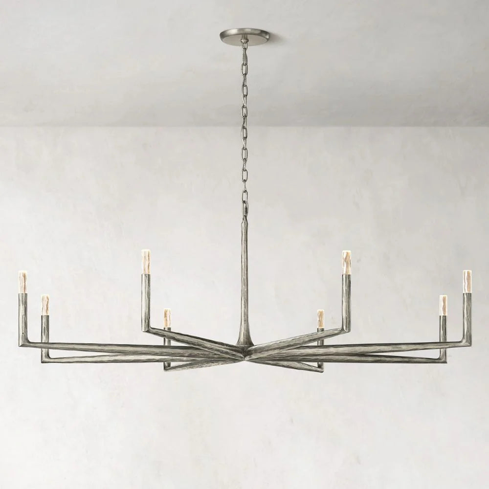 Thaddeus Round  Living Room Chandelier 72”