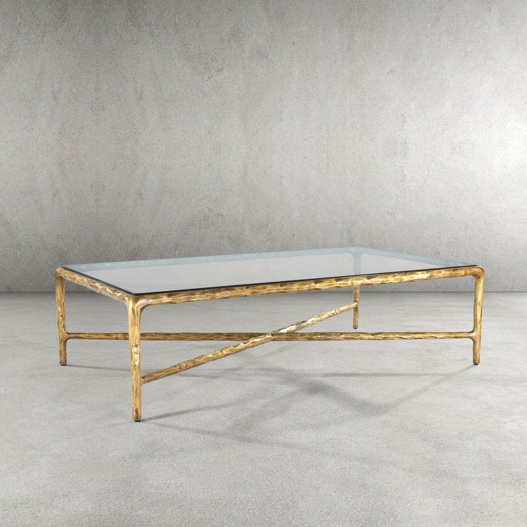 Thaddies Glass Rectangular Coffee Table