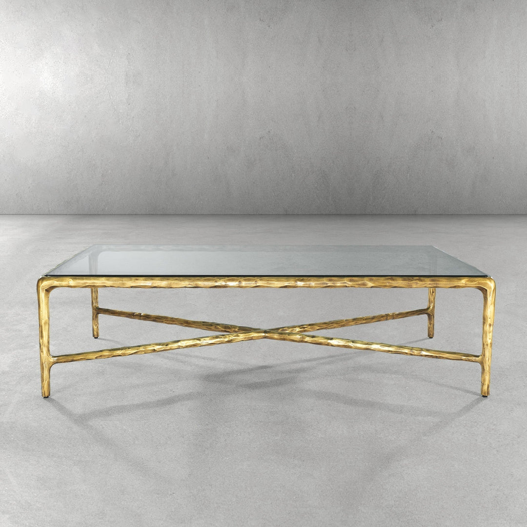Thaddies Glass Rectangular Coffee Table