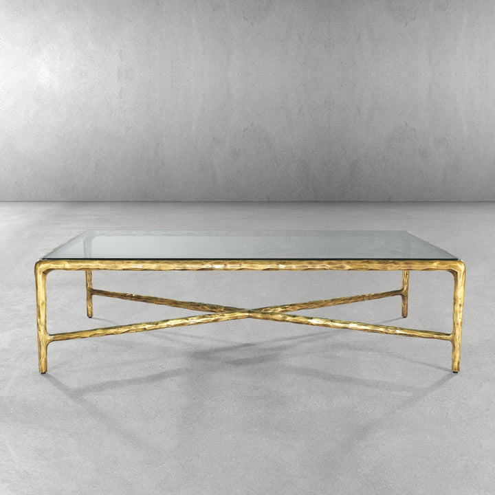 Thaddies Glass Rectangular Coffee Table