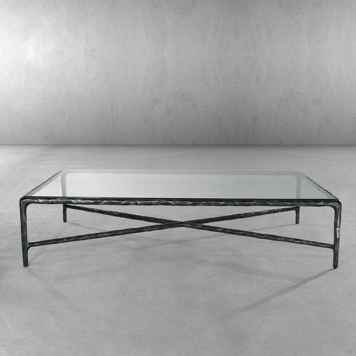 Thaddies Glass Rectangular Coffee Table