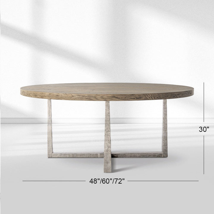 Trace Round Dining Table