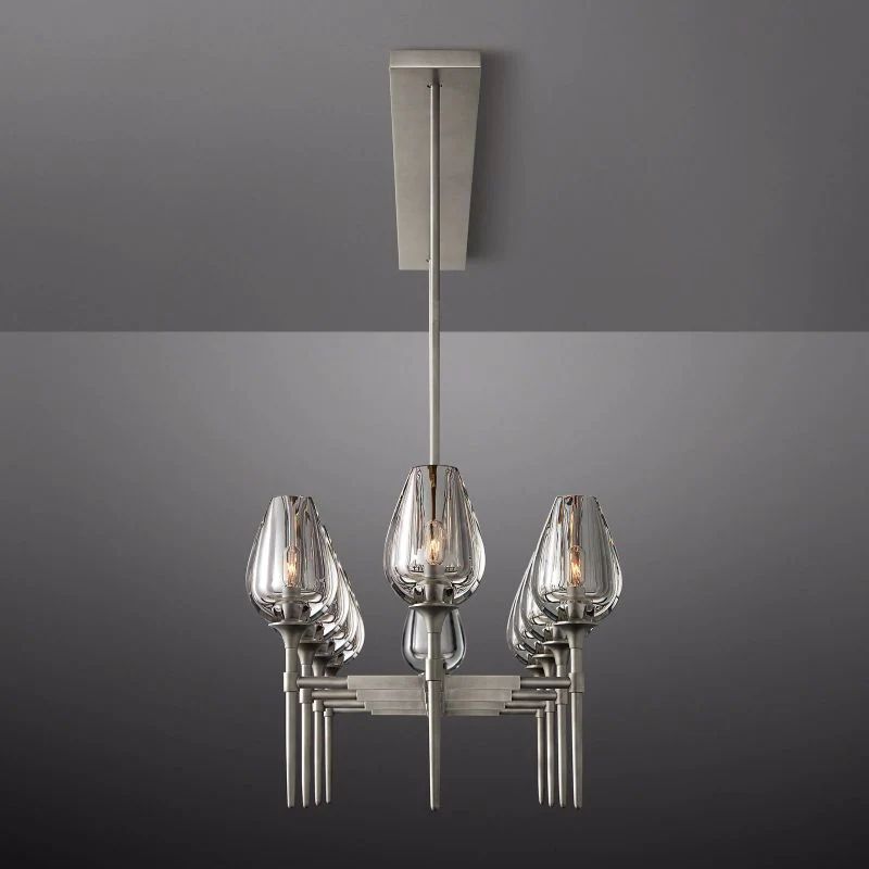 Tulip Linear Dining Room Chandelier 65"