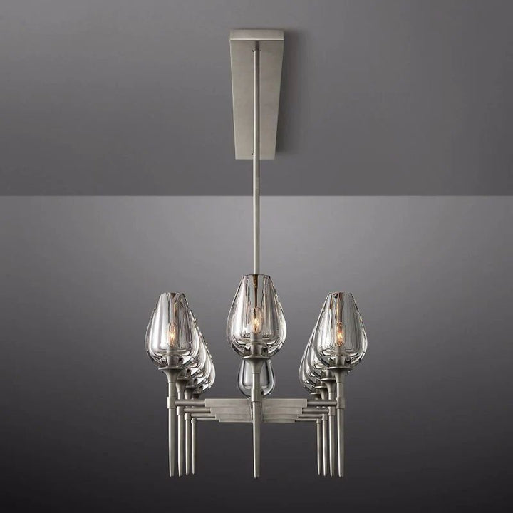 Tulip Linear Dining Room Chandelier 65"