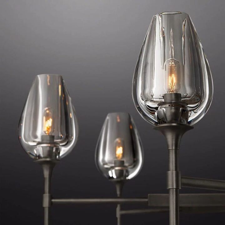 Tulip Round Living Room Chandelier 54"