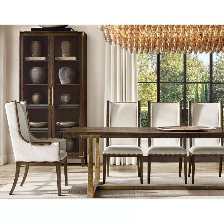 Vicky Smoke Glass Tiered Rectangular Chandelier 74" For Living Room
