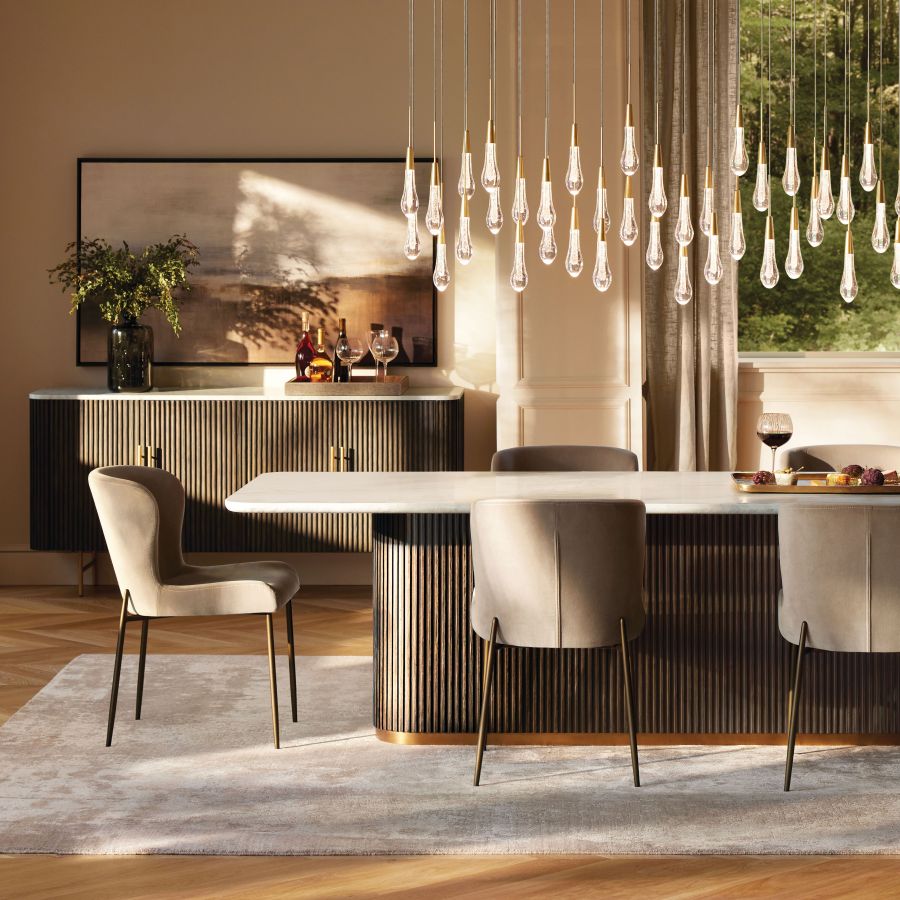 Waterdrop Linear Chandelier