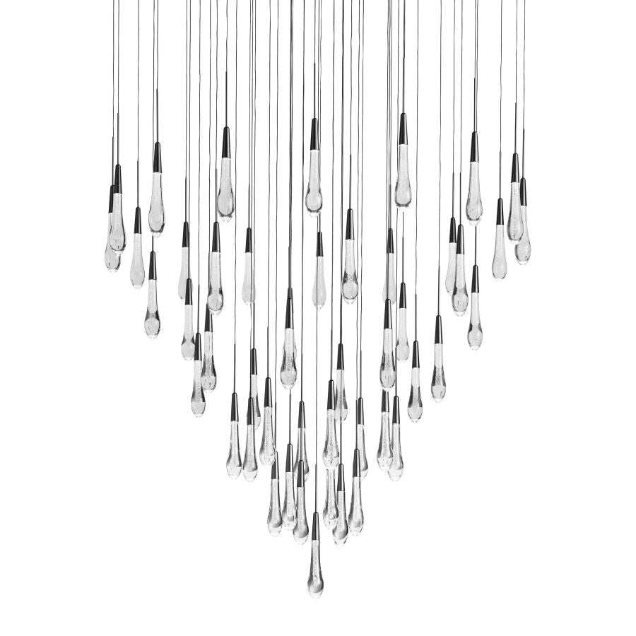 Waterdrop Round Chandelier