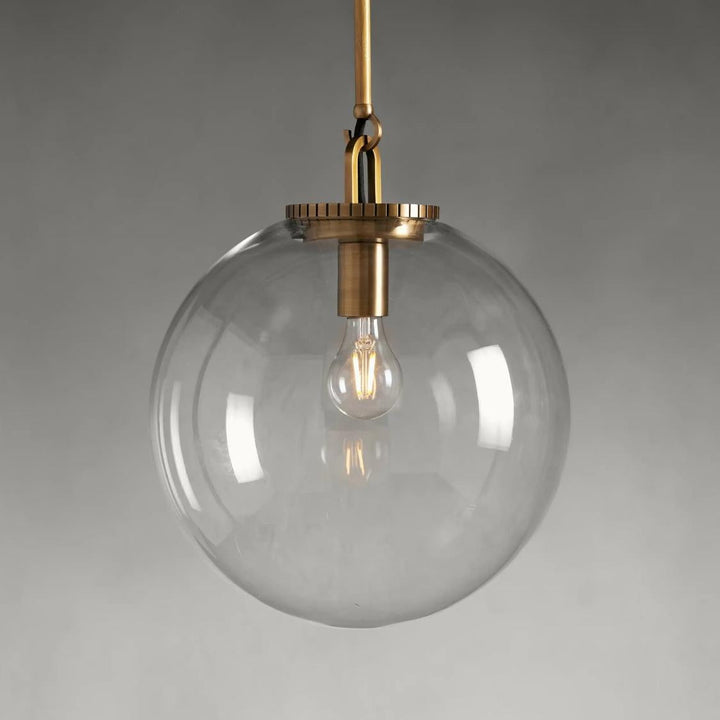Wescott Globe Pendant with Rod