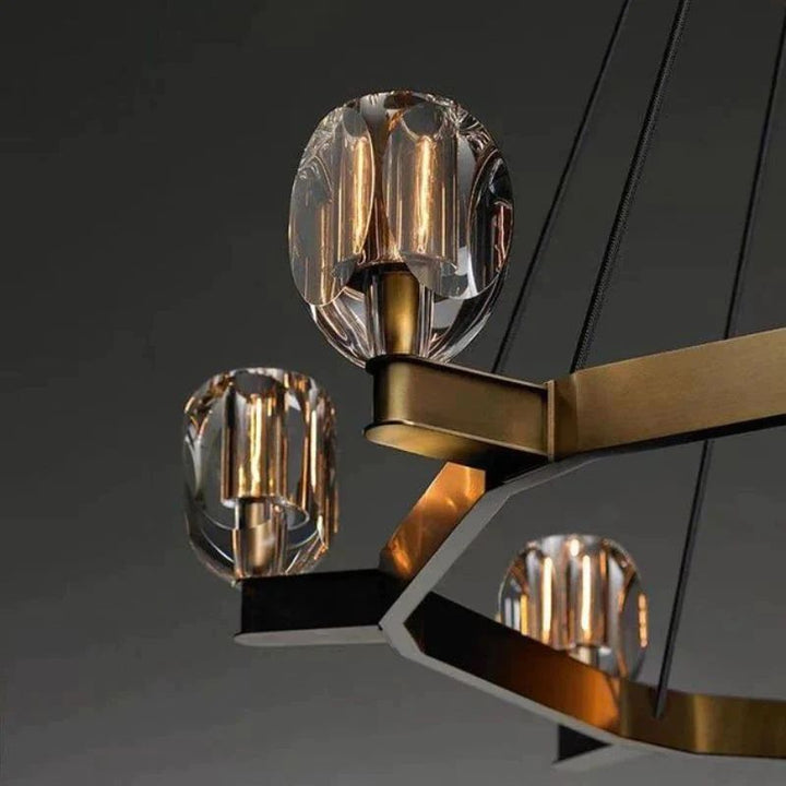Xina Contemporary Circular Living Room Chandelier