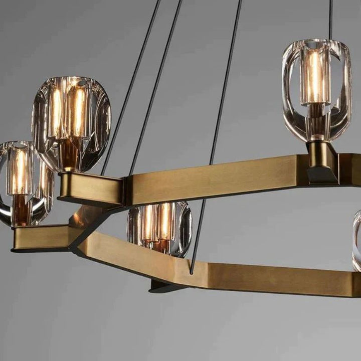 Xina Contemporary Circular Living Room Chandelier