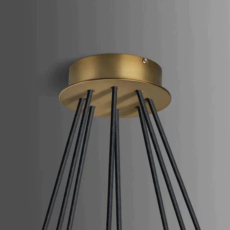 Xina Contemporary Circular Living Room Chandelier