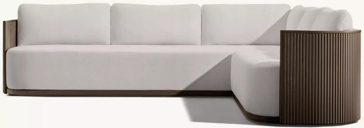 Byrean Aluminum Right-Arm L-Sectional