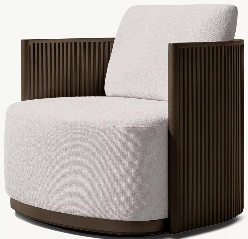 Byrean Aluminum Swivel Lounge Chair