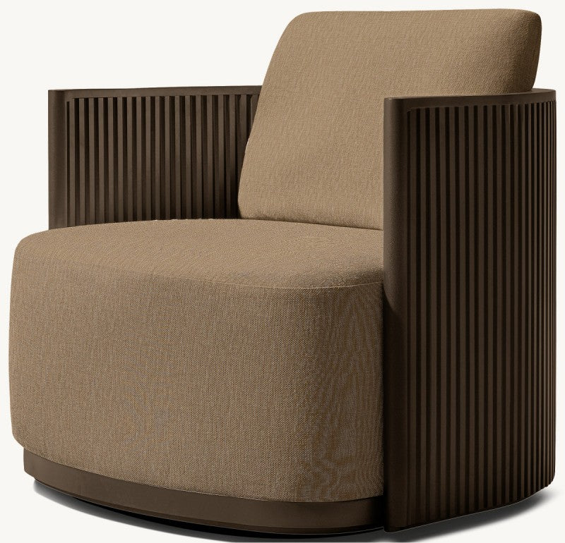 Byrean Aluminum Swivel Lounge Chair