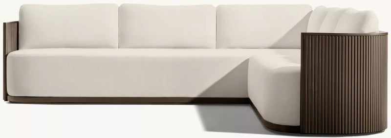 Byrean Aluminum Right-Arm L-Sectional