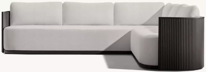 Byrean Aluminum Right-Arm L-Sectional