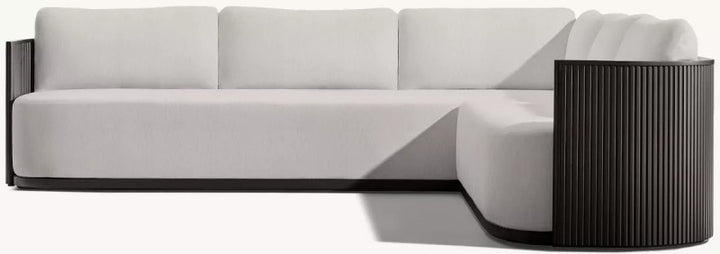 Byrean Aluminum Right-Arm L-Sectional