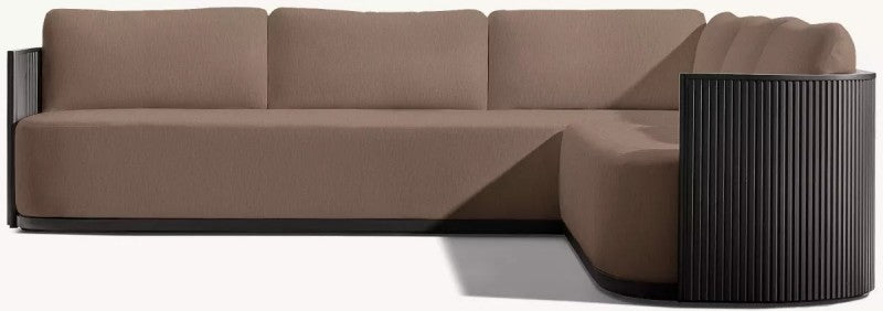 Byrean Aluminum Right-Arm L-Sectional