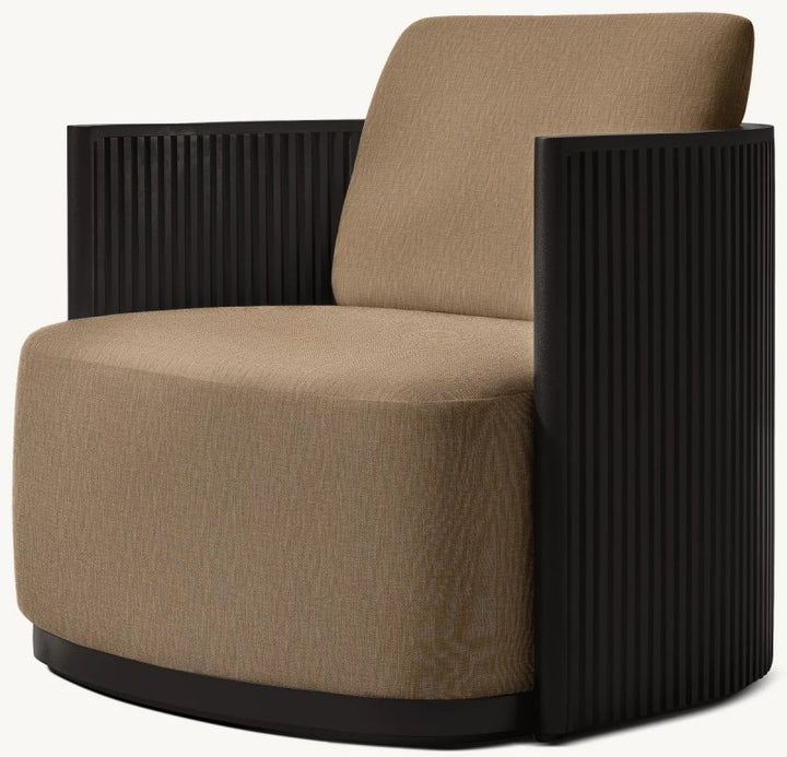 Byrean Aluminum Swivel Lounge Chair