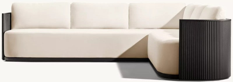 Byrean Aluminum Right-Arm L-Sectional