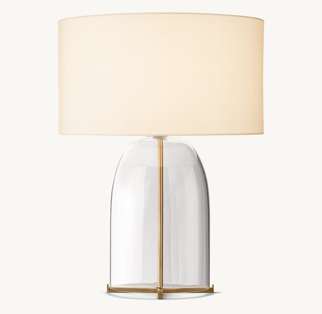 Bloomy Clear Glass Table Lamp