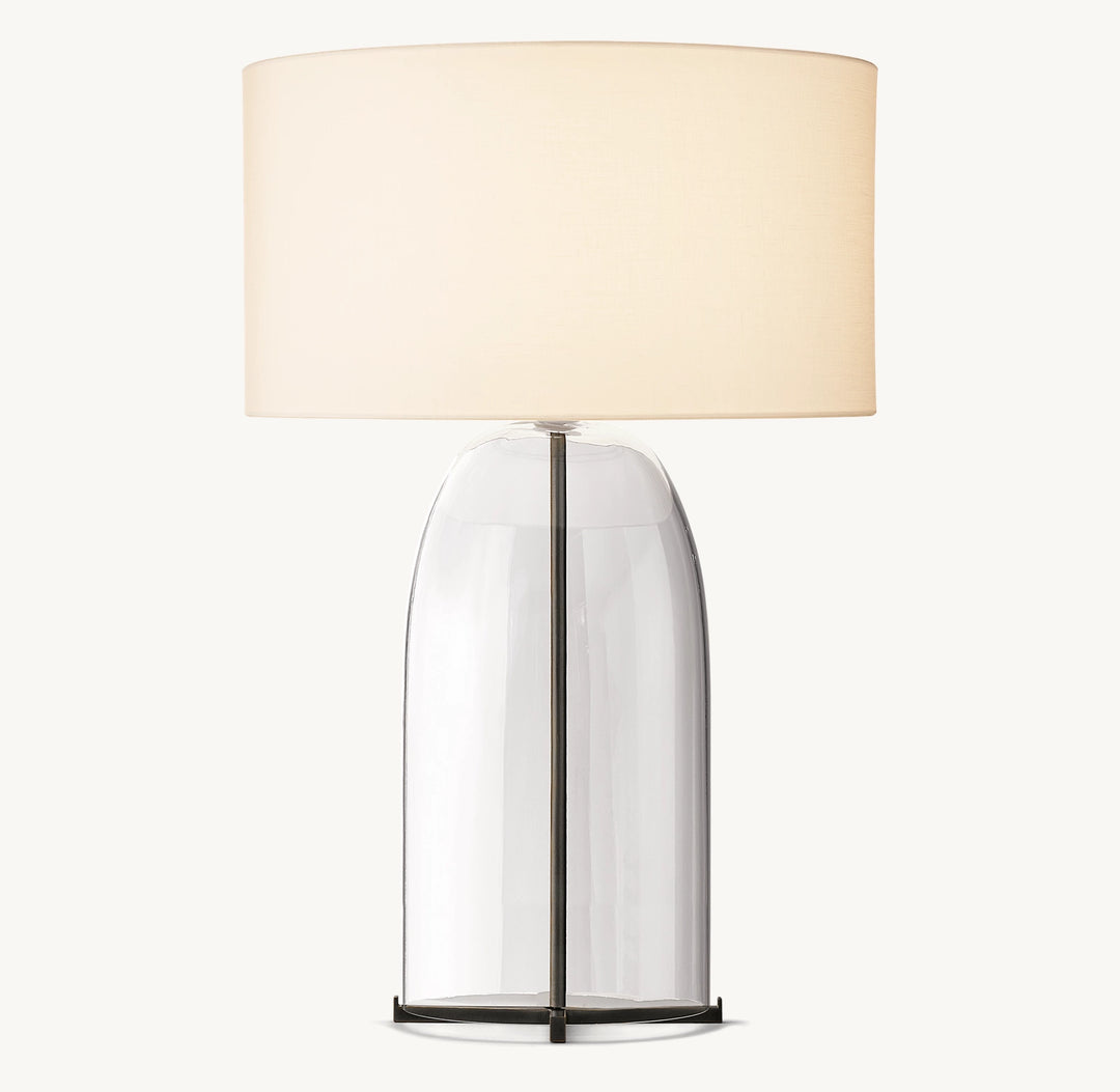 Bloomy Clear Glass Table Lamp